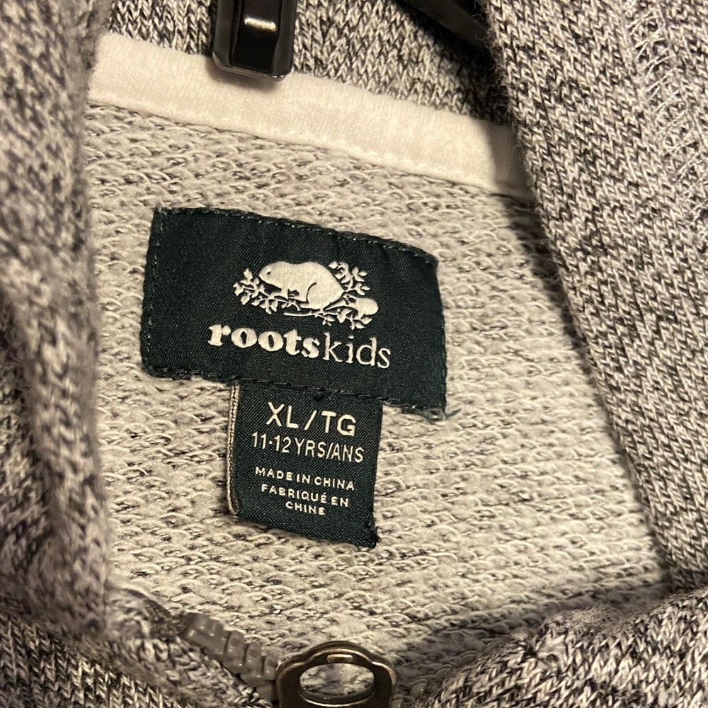 Roots Kids Gray Zip-Up Hoodie - Picture 2 of 6